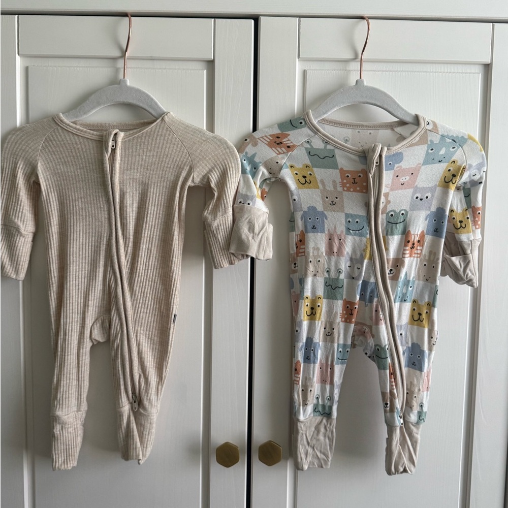 Little Sleepies Preemie Zippies (Set of 2)